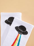  | Shein 2pairs Graphic Crew Socks | Socks | Shein | OneHub