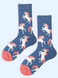 Shein Unicorn Pattern Crew Socks