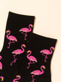  | Shein Flamingo Pattern Crew Socks | Socks | Shein | OneHub