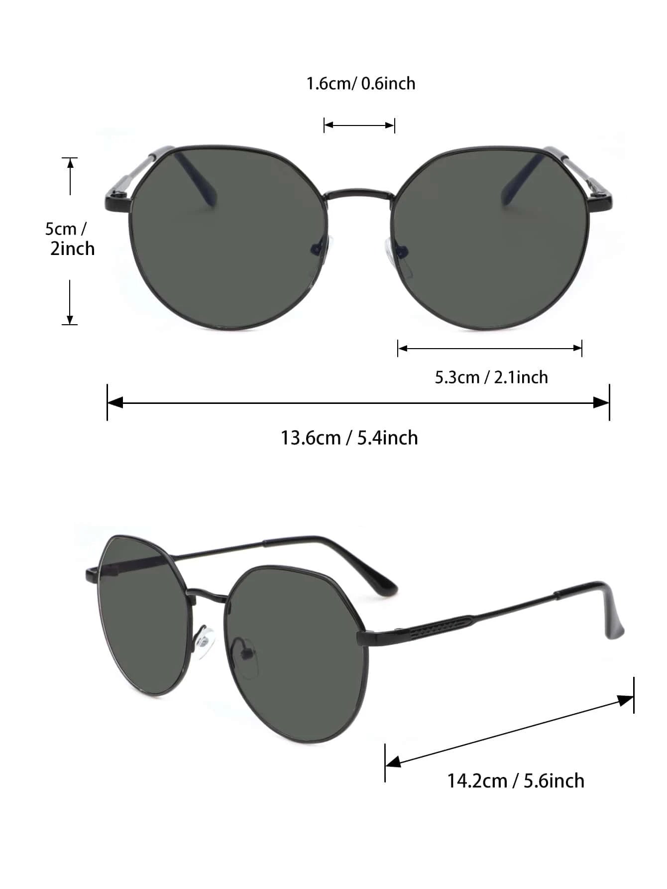 1pc Men's Acrylic Geometric Integrated Lens Flat Top Sunglasses | SHEIN USA