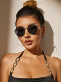  | SHEIN Metal Frame Fashion Glasses | Sunglasses | Shein | OneHub