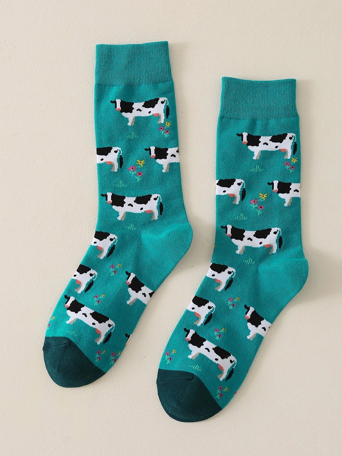  | Shein Cow Print Crew Socks | Socks | Shein | OneHub
