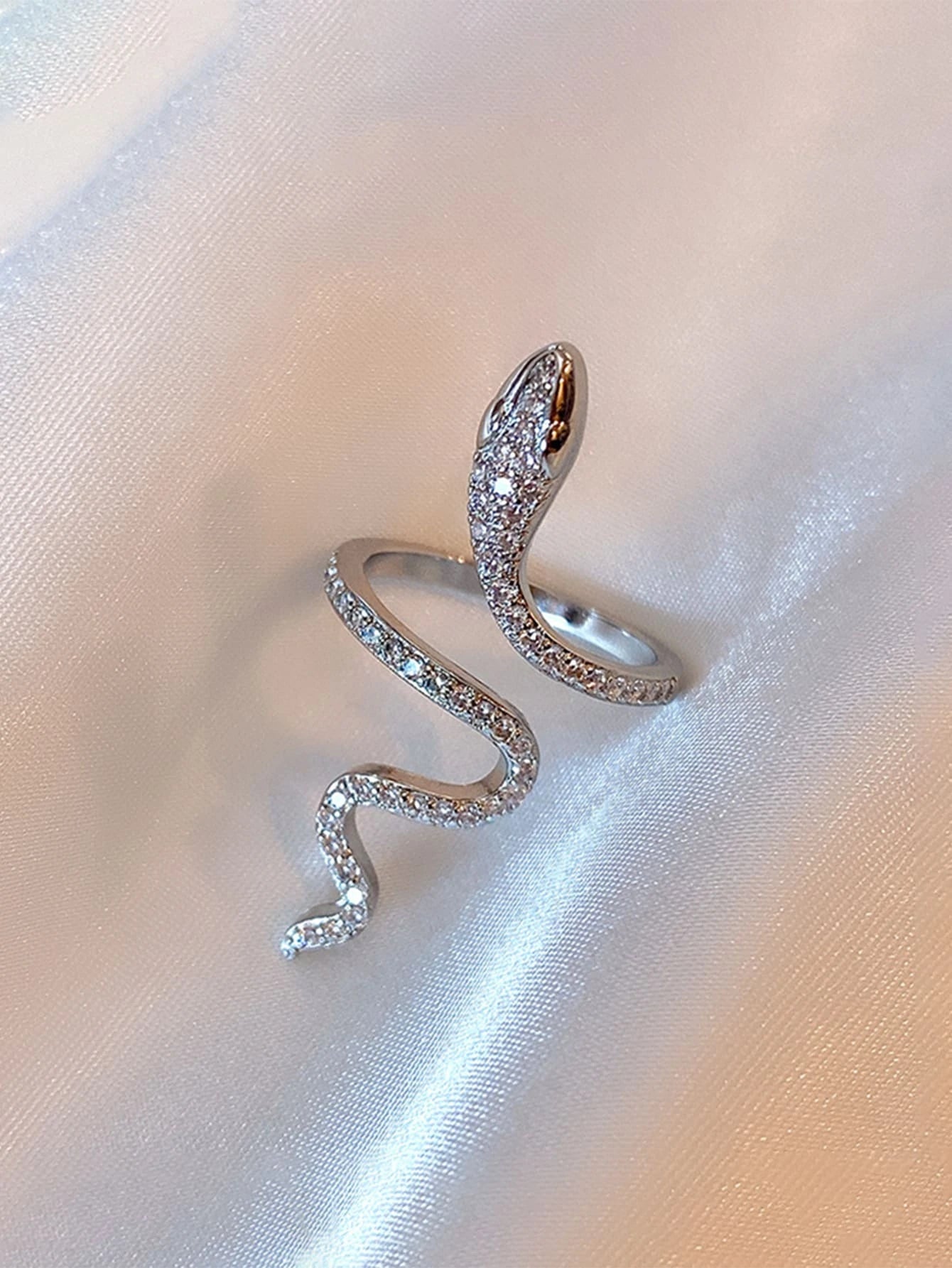  | Shein Cubic Zirconia Snake Design Wrap Ring | Ring | Shein | OneHub
