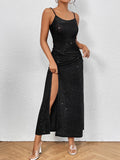  | SHEIN BAE Split Thigh Sequins Cami Dress | Dress | Shein | OneHub