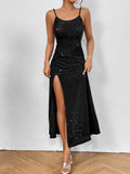  | SHEIN BAE Split Thigh Sequins Cami Dress | Dress | Shein | OneHub
