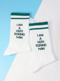  | Shein Men Slogan Graphic Crew Socks | Socks | Shein | OneHub