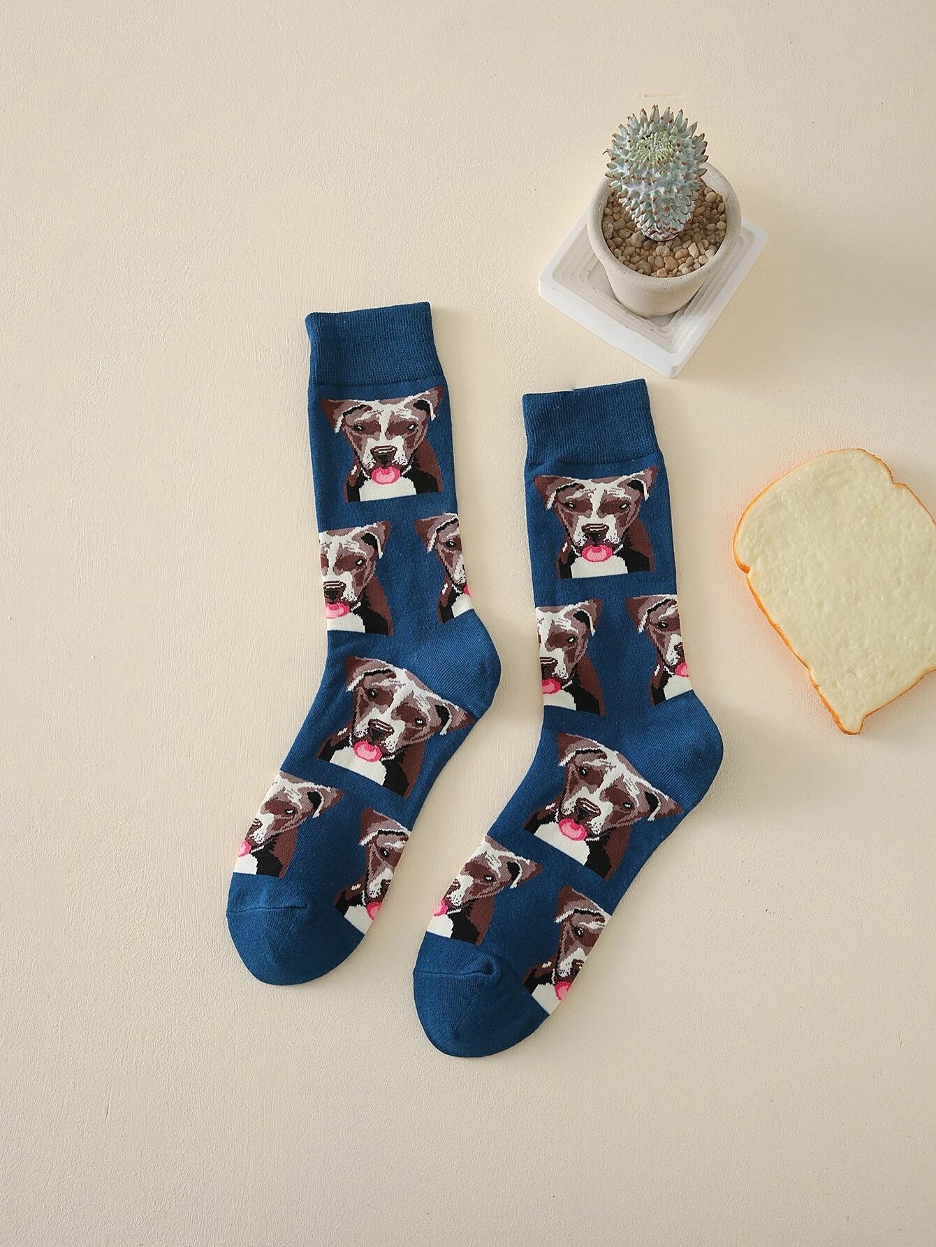 | Shein Dog Pattern Crew Socks | Socks | Shein | OneHub