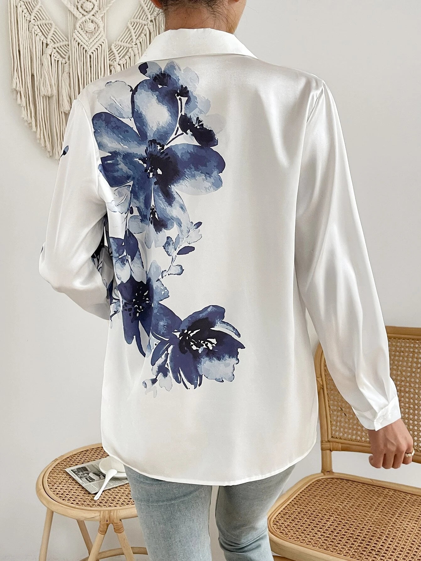  | SHEIN Floral Print Button Front Shirt | Shirt | Shein | OneHub