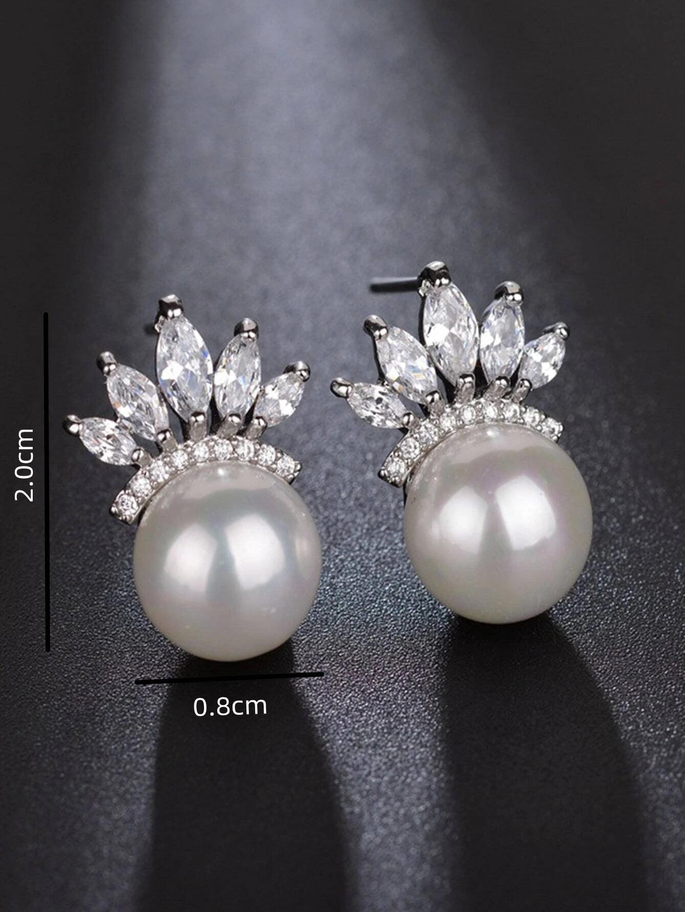  | (Upcoming)Faux Pearl & Rhinestone Decor Stud Earrings | Earrings | Shein | OneHub