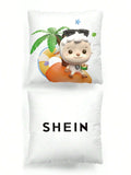 SHEIN 1pc Cartoon Pattern Cushion Cover Without Filler