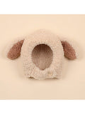 SHEIN 1 Pc Cute Baby Plush Hat Autumn Winter Rabbit Ears infant Beanie Cap Cartoon Bunny Kids Boy Girl Warm Ear flap Hat