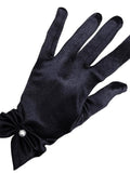  | Copy of SHEIN 1pair Women's French Vintage Black Pearl Gloves, Thin Sunscreen Party Satin Gloves For Formal Occasions | Gloves | Shein | OneHub