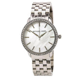 Michael Kors Michael Kors Ladies Watch- MK3118 Silver Stainless Steel Mother of pearl Dial Quartz Watch for Ladies - MK-3118