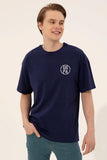 USPA Men's Navy Blue T-Shirt