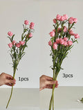 SHEIN 3pcs Rose Imitation Flower