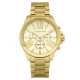 Michael Kors Gold Stainless Steel Gold Dial Chronograph Quartz Watch for Ladies - MK5711