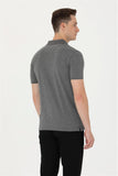 USPA Men's Anthracite Melange Basic T-Shirt