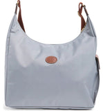 Longchamp LE Pilage Hobo Bag Grey