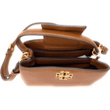 Tory Burch Britten Small Satchel Brown -TB136138