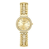 Guess Gala Gold Stainless Steel Gold Dial Quartz Watch for Ladies - GW0401L2