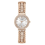 Guess Gala Rose Gold Stainless Steel Silver Dial Quartz Watch for Ladies - GW0401L3