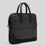 Coach Graham Slim Brief In Signature Canvas Black- CHC8172