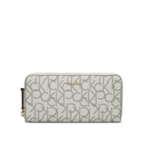 Calvin Klein Hudson Zip Around Wallet In Grey - H2GJ832