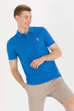 USPA Men's Saks Basic Polo Neck T-Shirt