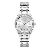 Guess Cosmo Silver Stainless Steel Silver Dial Quartz Watch for Ladies - GW0033L1