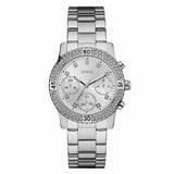 Guess Confetti Silver Stainless Steel Silver Dial Chronograph Quartz Watch for Ladies - W0851L1