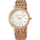 Michael Kors Darci Rose Gold Stainless Steel Mother of pearl Dial Quartz Watch for Ladies - MK-3220