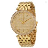 Michael Kors Darci Gold Stainless Steel Gold Dial Quartz Watch for Ladies - MK-3398