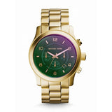 Michael Kors Gold Stainless Steel Multicolor Dial Quartz Watch for Ladies - MK-8407