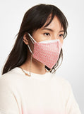 Michael Kors Signature Stretch Cotton Face Mask - S/M