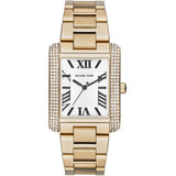 Michael Kors Emery Gold Stainless Steel White Dial Quartz Watch for Ladies - MK-3254