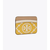 Tory Burch T Monogram Contrast Embossed Card Case - 87184