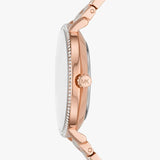 Michael Kors Pyper Rose Gold Stainless Steel Rose Gold Dial Quartz Watch for Ladies - MK1040