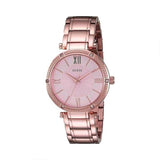 Guess Park Ave Rose Gold Stainless Steel Rose Gold Dial Quartz Watch for Ladies - W0636L2