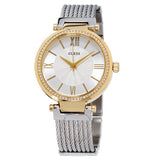 Guess Soho Silver Stainless Steel Silver Dial Quartz Watch for Ladies - W0638L7