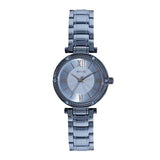 Guess Park Ave Blue Stainless Steel Blue Dial Quartz Watch for Ladies - W0767L4