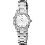 Guess Dixie Silver Stainless Steel Silver Dial Quartz Watch for Ladies - W0889L1