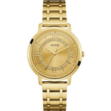 Guess Montauk Gold Stainless Steel Gold Dial Quartz Watch for Ladies - W0933L2