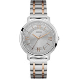 Guess Montauk Two-tone Stainless Steel Silver Dial Quartz Watch for Ladies - W0933L6