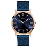 Guess Richmond Blue Mesh Bracelet Blue Dial Quartz Watch for Gents - W1263G4
