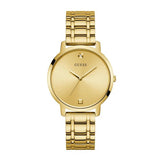 Guess Nova Gold Stainless Steel Gold Dial Quartz Watch for Ladies - W1313L2