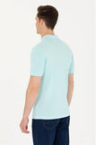 USPA Men's Nil Basic Polo Neck T-Shirt