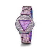 Guess Trend Purple Stainless Steel Purple Dial Quartz Watch for Ladies - GW0512L4