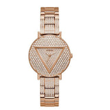Guess Trend Rose Gold Stainless Steel Rose Gold Dial Quartz Watch for Ladies - GW0512L3